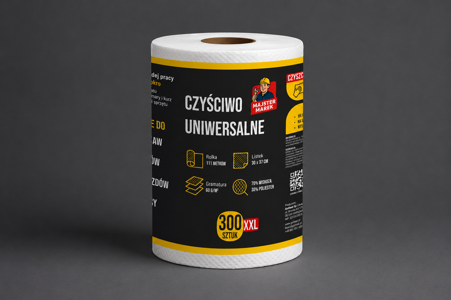 Czyściwo uniwersalne Majster Marek 300 sztuk XXL